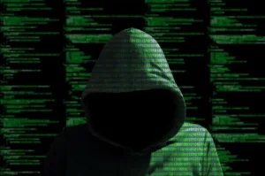 Cyber criminal attempting to steal business data