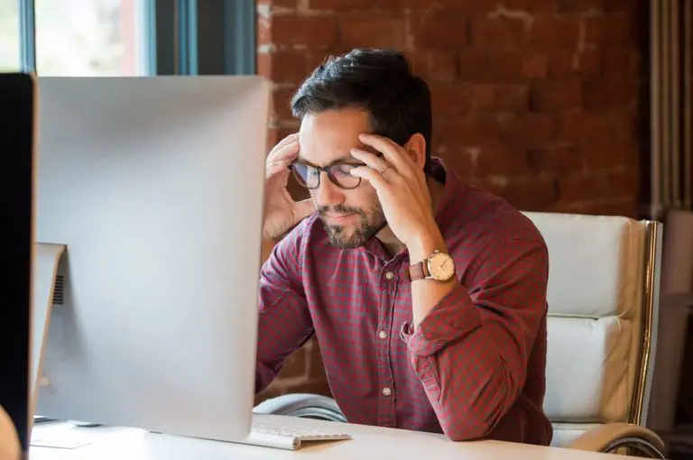 Frustrated Business Owner dealing with IT issues