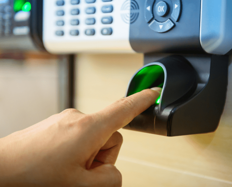 Finger Print Control Access Door