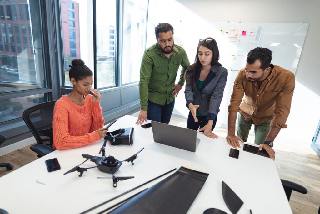 A-team-of-Cybersecurity-Experts-discussing-the-best-options-for-their-client