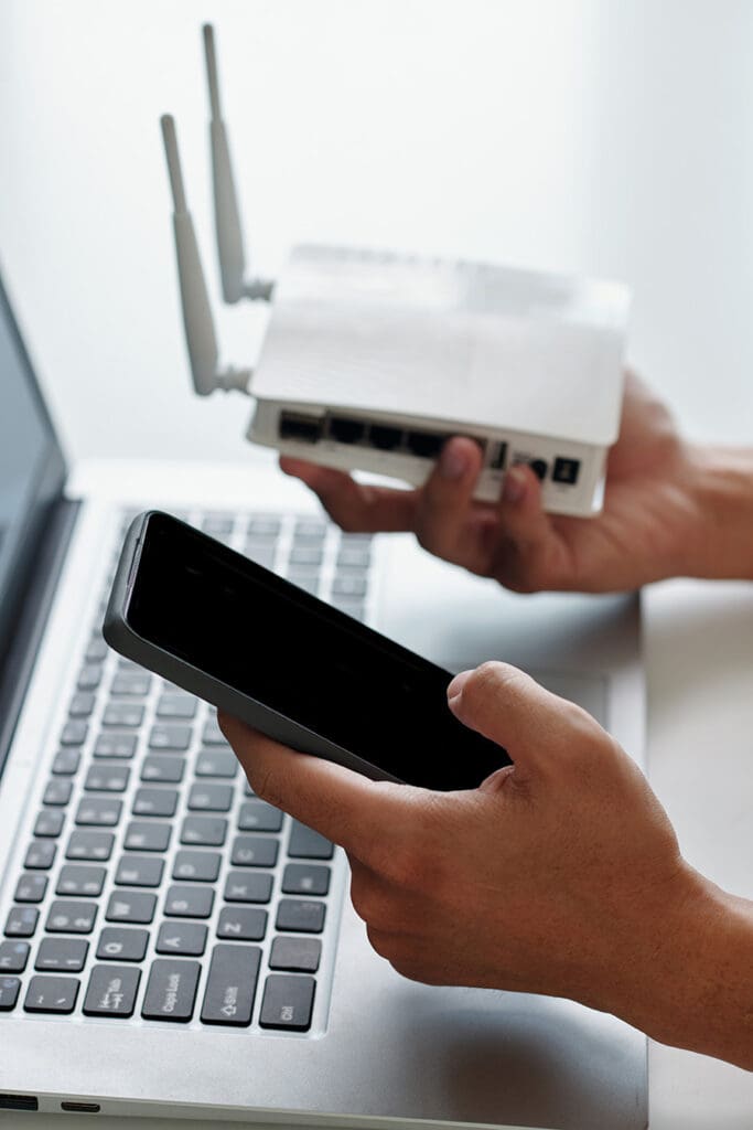 Installing a new secure Wifi Router to ensure your network is protected from unwanted guests
