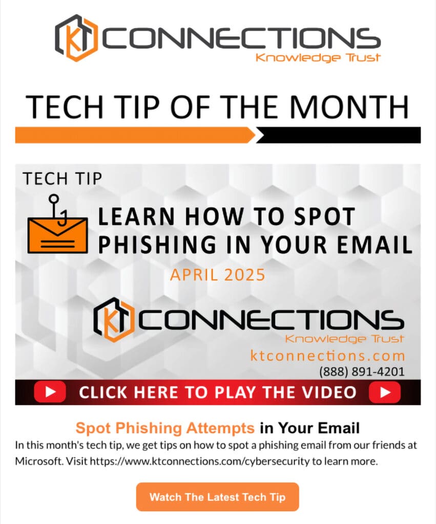 KT Connections April Newsletter Image Preview