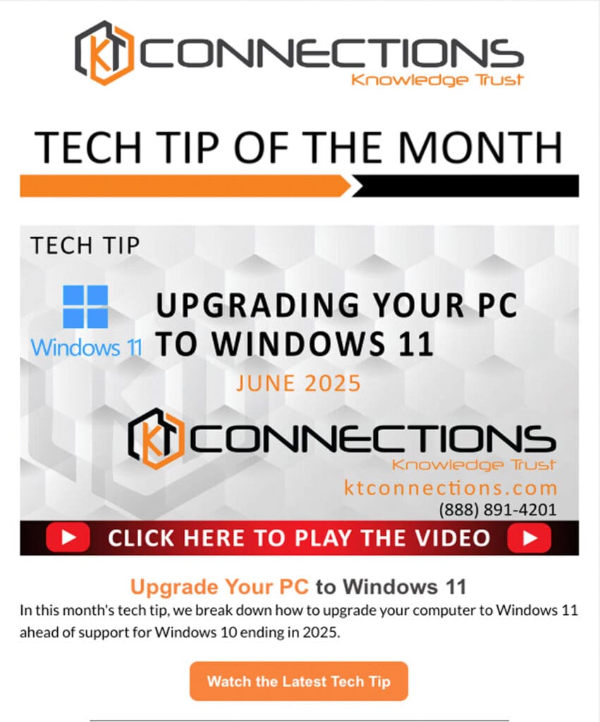 KT Connections June Newsletter Promo Image