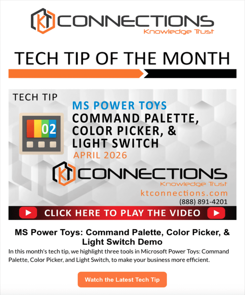 KT Connections May 2026 Newsletter Preview