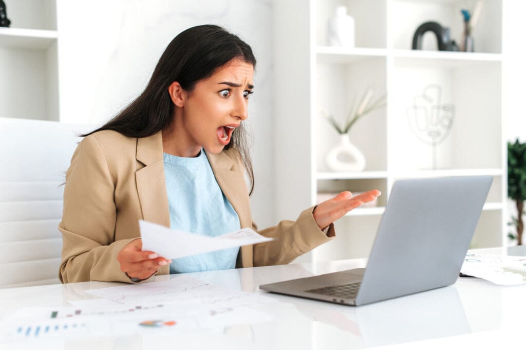 Woman-Employee-Upset-After-falling-for-phishing-scam