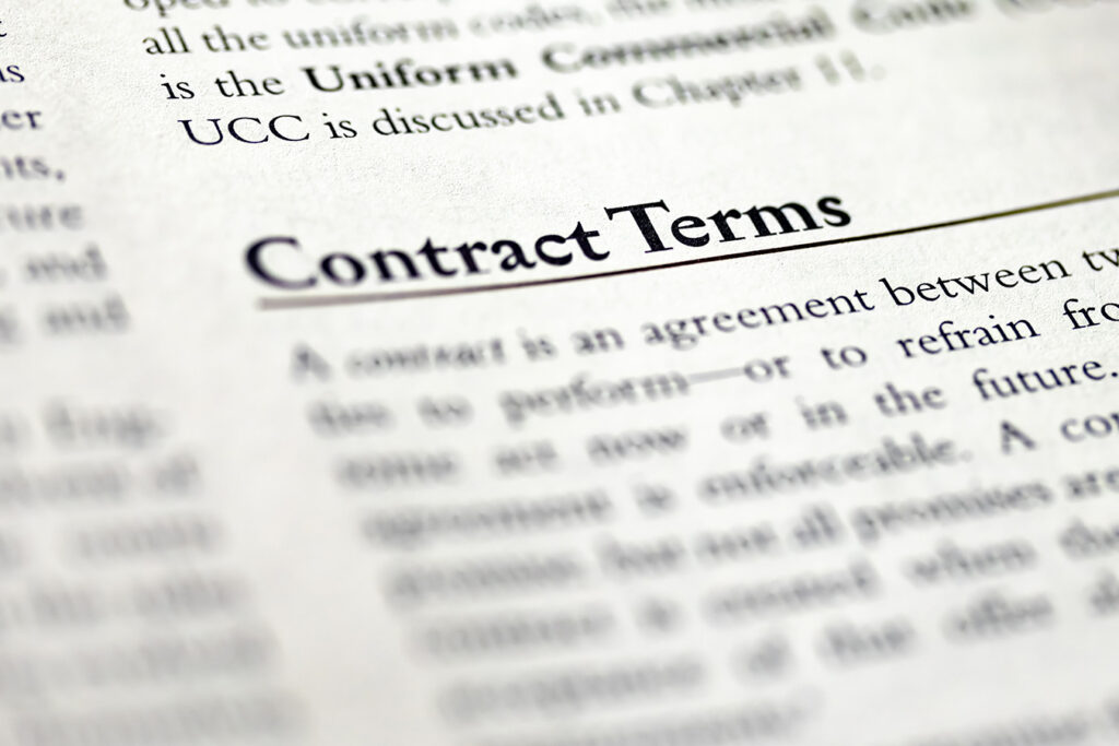 contract-terms-text-on-page-legal-document